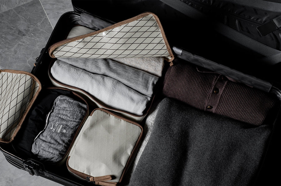 Kit de voyage Fly. Pack naturel de 3