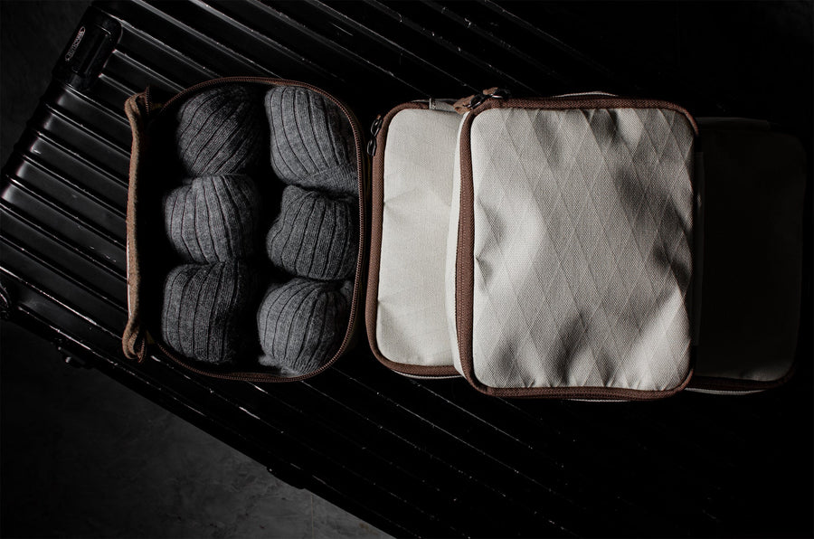 Kit de voyage Fly. Pack naturel de 3