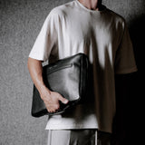 Front to Back Briefcase . Coal