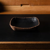 Petit plateau carré Hold On. Cacao 