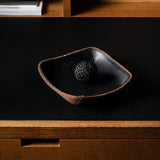 Petit plateau carré Hold On. Cacao 