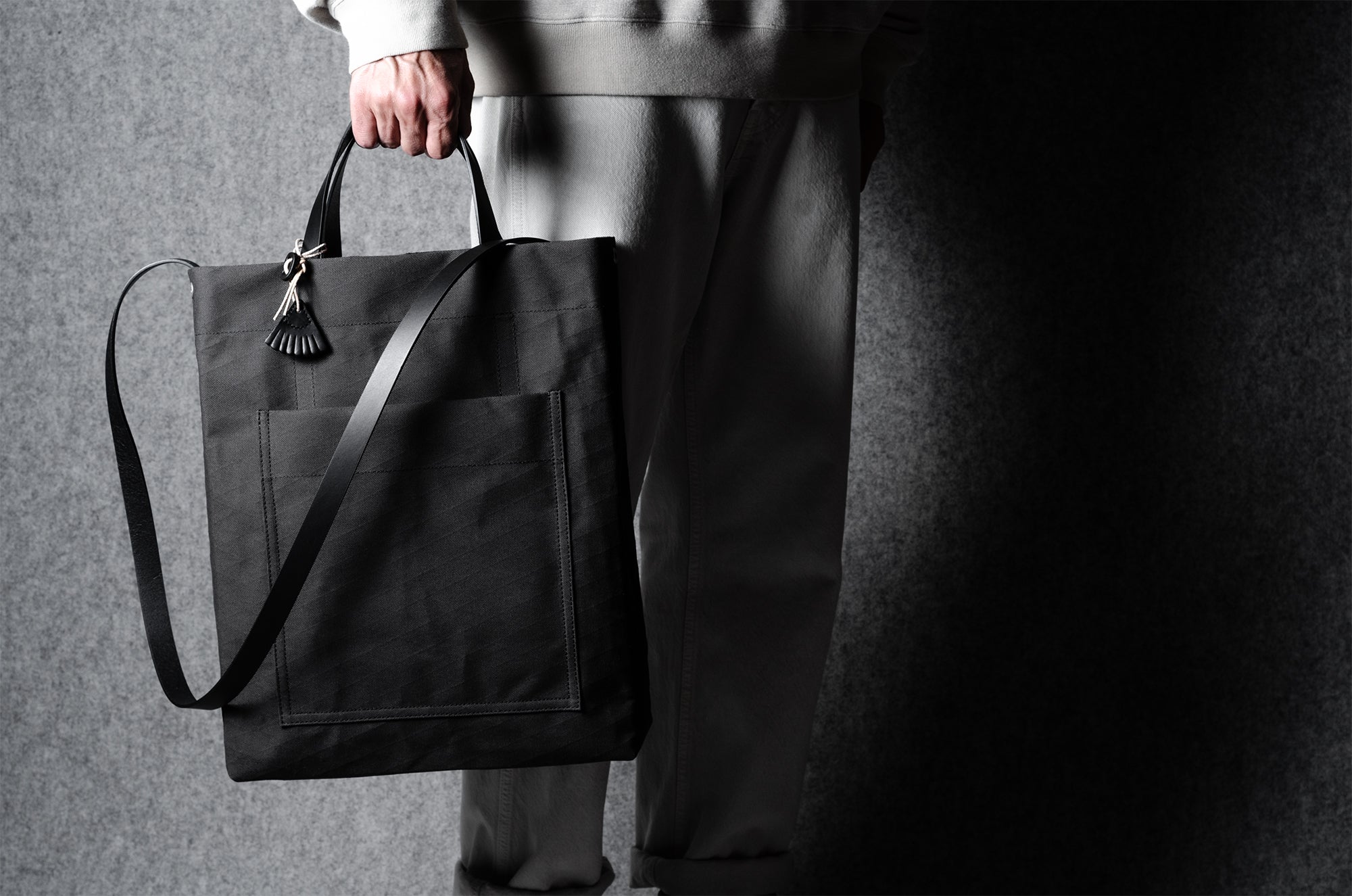 hardgraft KEEPER TOTE BAG チャコール Keeper Tote Bag . Charcoal – hardgraft