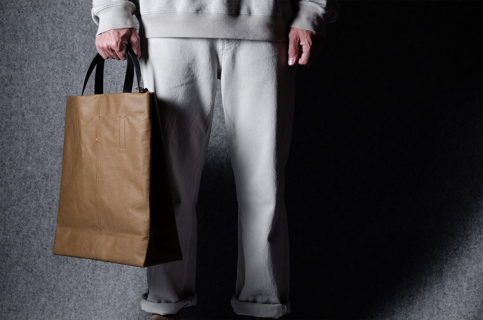 hardgraft KEEPER TOTE BAG チャコール Keeper Tote Bag . Charcoal – hardgraft