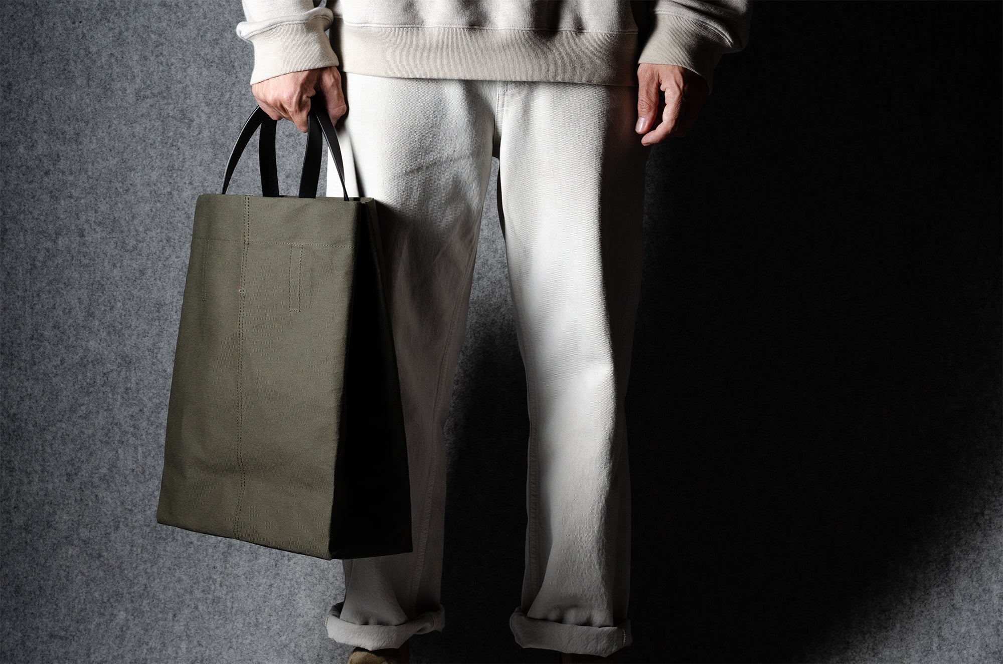 hardgraft KEEPER TOTE BAG チャコール Keeper Tote Bag . Charcoal – hardgraft