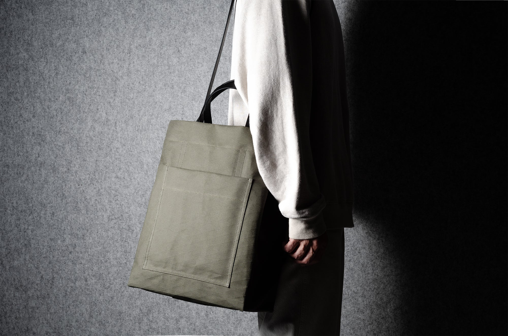 hardgraft KEEPER TOTE BAG チャコール Keeper Tote Bag . Charcoal – hardgraft