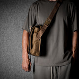 H Large Messenger Bag . Brownish