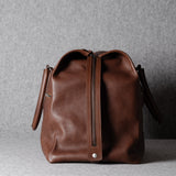 Leather House Holdall . Nut