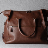 Leather House Holdall . Nut