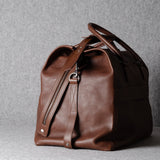 Leather House Holdall . Nut