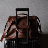 Leather House Holdall . Nut