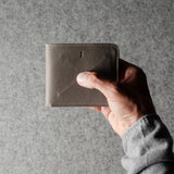 Cash Card Wallet . Off Grey