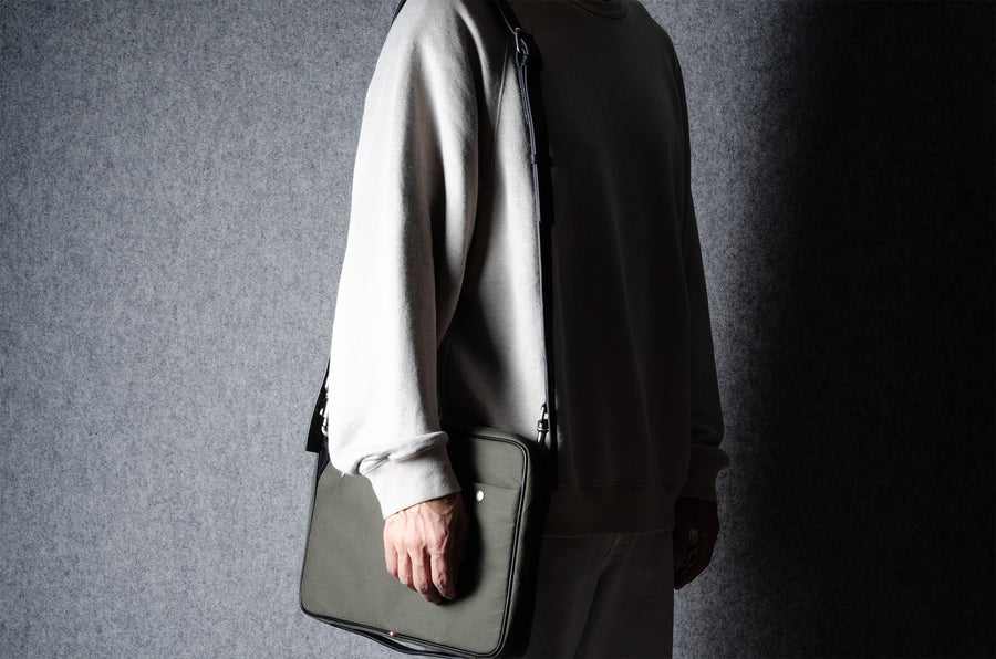 Richtige Laptoptasche. Wald