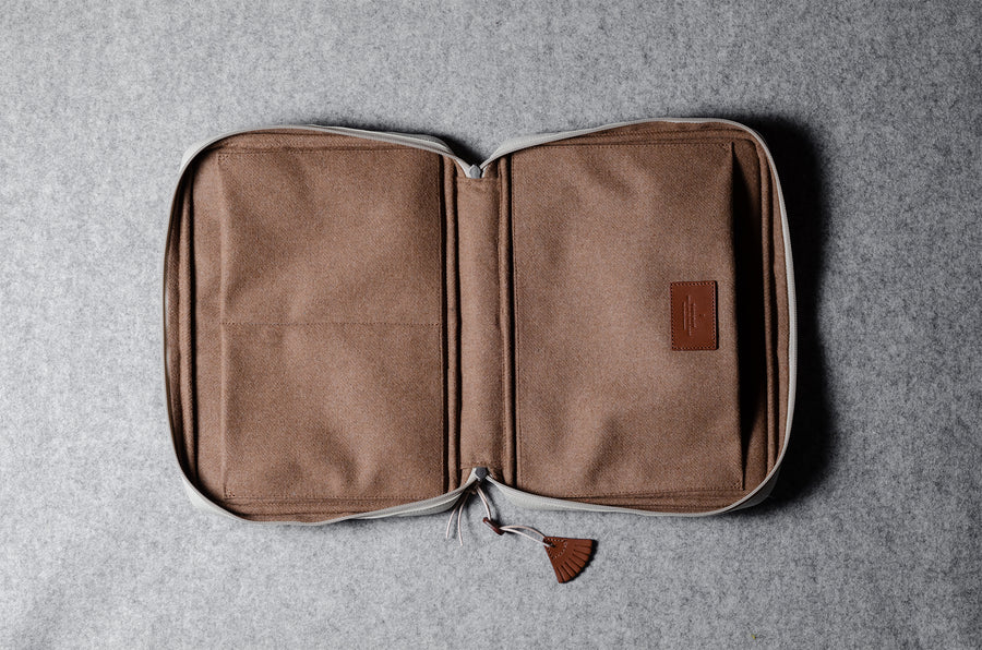 Sacoche pour ordinateur portable. Naturelle