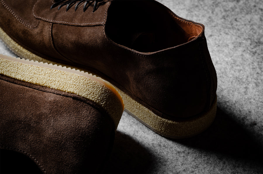 Pure Derby Shoe . Chocolate