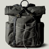 Roll-Top Backpack  . Black Forest