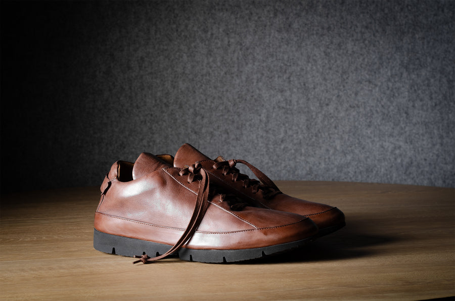 S3 Sneaker . Chestnut