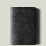 Black passport Case on light background
