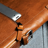 2Laptoptasche aufklappen. Klassisch