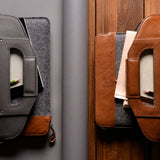 2Laptoptasche aufklappen. Klassisch