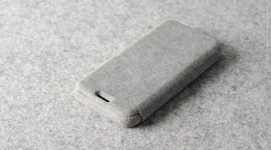 Fuzzy iPhone SE/11 Pro Closed Case . Alcantara