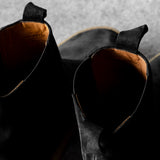 Chelsea Sneaker Boots . Off Black Suede