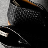 Bottines Chukka noires tissées