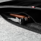 Tiefe MacBook-Hülle. Kohle