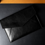 Leather Envelope Large . Coal