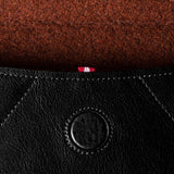 Leather Envelope Medium . Coal