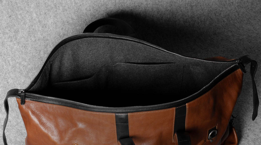 Layover Holdall . Classic Leather