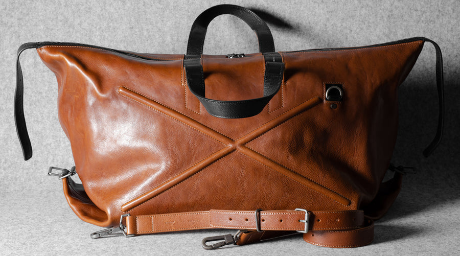 Layover Holdall . Classic Leather