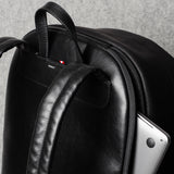Well-Rounded Backpack . Black Coated