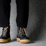 Alpine Entenstiefel. Staubiges Schwarz