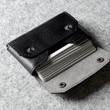 Small Brick Card Case . Coal