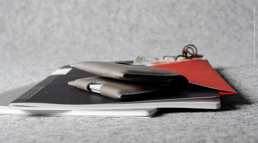 Capable Card Case . Off Grey