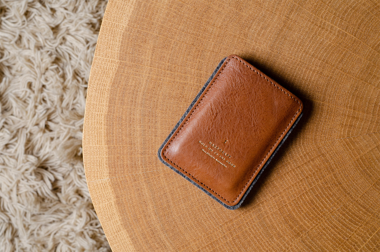 小物 Brown Brown/card case 092-Snap-Card-Case-Leather-