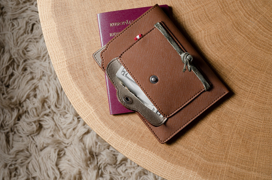 Escape Travel Wallet. Vegan