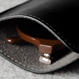 Slim Eyewear Case . Coal