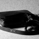 Front to Back Briefcase . Coal