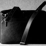 Front to Back Briefcase . Coal