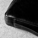 Front to Back Briefcase . Coal