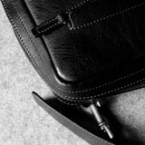 Front to Back Briefcase . Coal