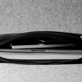Front to Back Briefcase . Coal