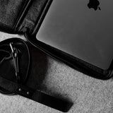 Front to Back Briefcase . Coal