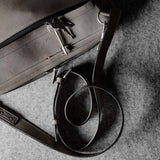 Front to Back Briefcase . Off Grey