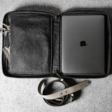 Front to Back Briefcase . Off Grey
