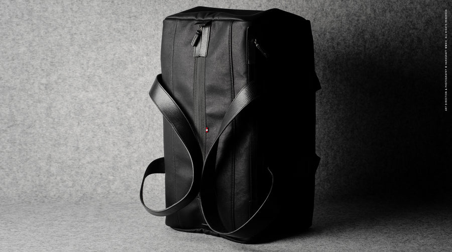 Game Gym Bag . Black Coated