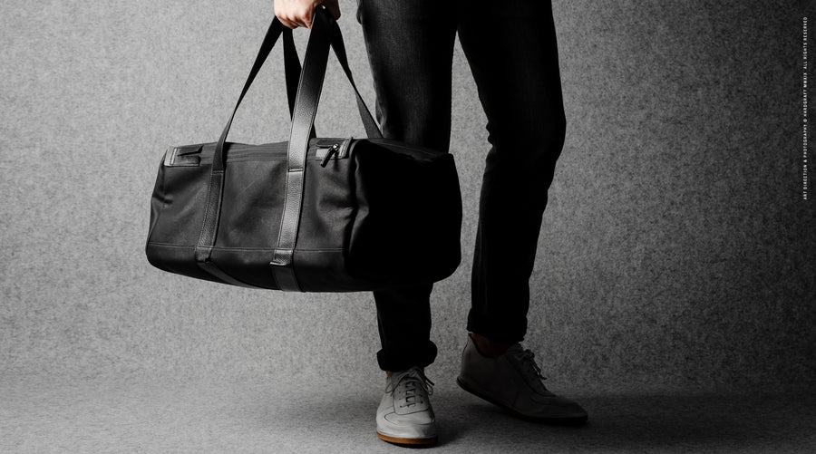 Game Gym Bag . Black Coated