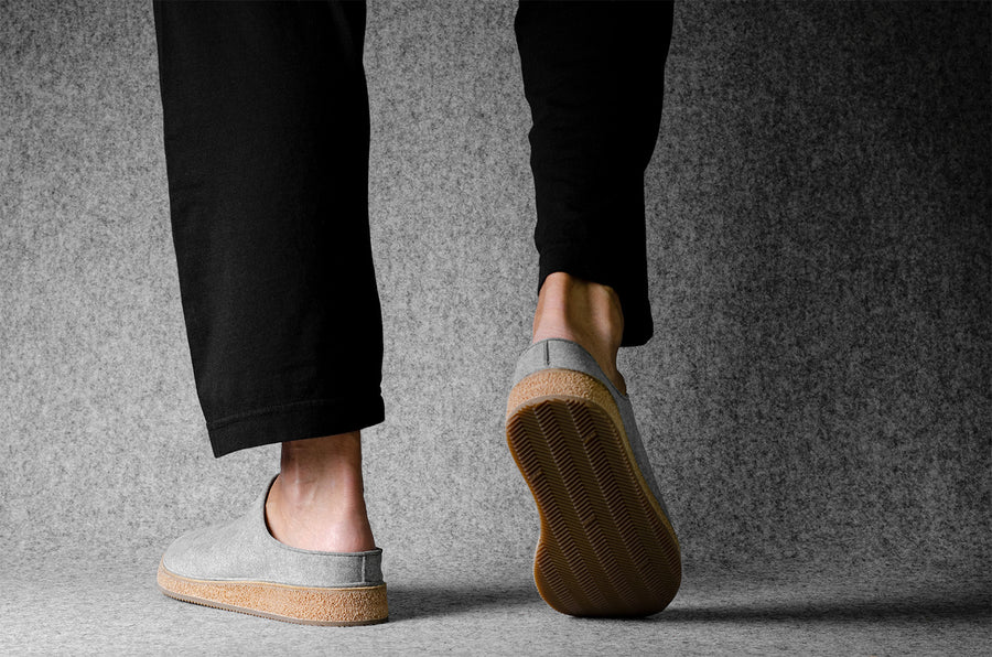 In & Out Slip Ons . Alcantara