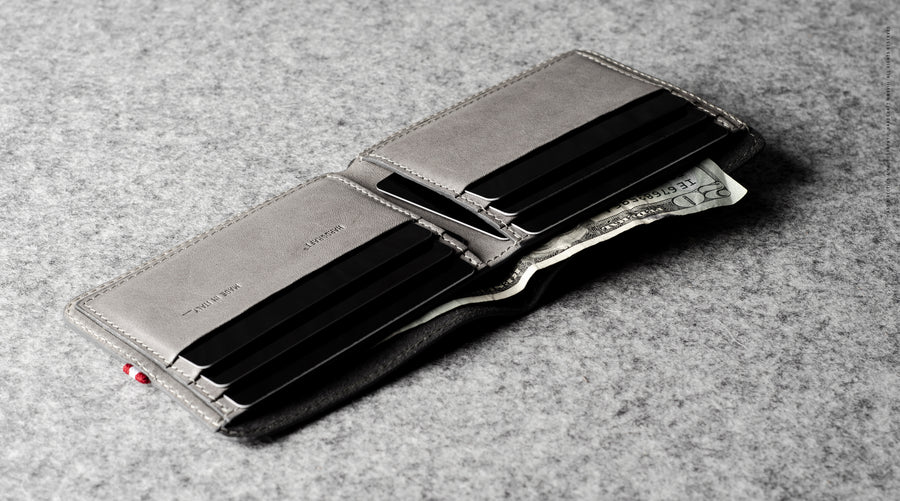 Cash Card Wallet . Off Grey – hardgraft